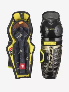 Щитки хоккейные детские CCM AS-V Pro YTH, Черный