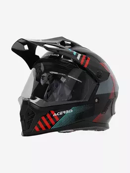 Шлем эндуро детский Acerbis RIDER JUNIOR Black/Red, Черный