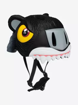 Шлем Crazy Safety Black Tiger 2021 - чёрный тигр, Черный