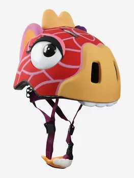 Шлем Crazy Safety Giraffe 2016 - красный жираф, Красный