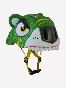 Шлем Crazy Safety Green Tiger 2017 - зелёный, Зеленый
