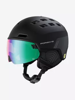 Шлем горнолыжный Head PORSCHE RADAR 5K PHOTO MIPS с визором S1-S3 (VLT 46-16%), Черный