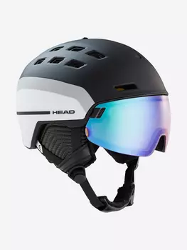 Шлем горнолыжный Head RADAR 5K PHOTO MIPS Porsche с визором S1-S3 (VLT 46-16%), Черный