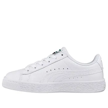 Кроссовки basket classic jr white Puma, белый