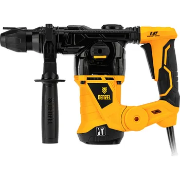 Перфоратор электрический RHV-1250-30, SDS-plus, 1250 Вт, 5 Дж, 3 плюс 1 реж.// Denzel