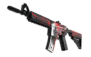Оружие игровое / автомат M4A4 Самурай (деревянный без покраски торцов)