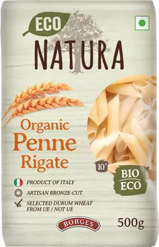 Макароны Pasta Eco Natura Penne Rigate 500г