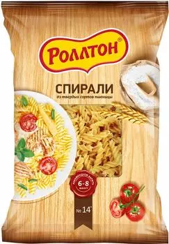 Макароны Роллтон №14 Спирали 400г - Vprok.ru Перекрёсток