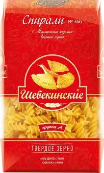 Макароны Шебекинские №366 Спирали 450г. Закажите онлайн!