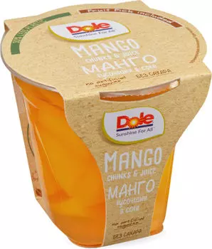 Манго Dole Кусочки в соке 198г