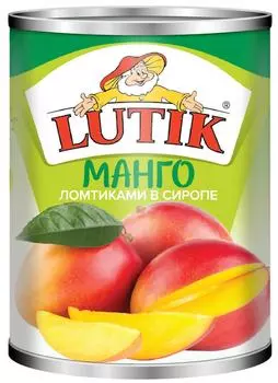Манго Lutik ломтики в легком сиропе 425гс доставкой!