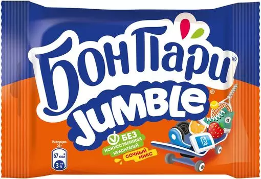 Мармелад Бон Пари жевательный Jumble 40г