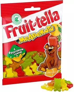 Мармелад Fruittella жевательный Медвежата 70г