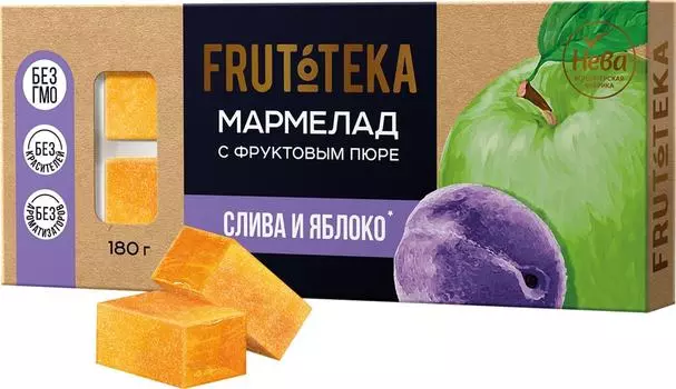 Мармелад Frutoteka Ассорти фруктовое 180гс доставкой!