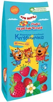 Мармелад желейный Лакомства для здоровья Клубничка 105г