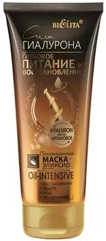 Маска-эликсир для волос BiElita Сила гиалурона Oil-intensive Мультифункциональная 200мл