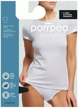 Майка женская Pompea Maglia MC Planet M Nero