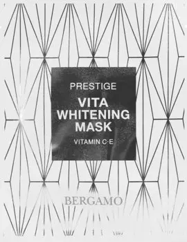 Маска для лица Bergamo Prestige Vita Whitening тканевая для осветления кожи 28мл
