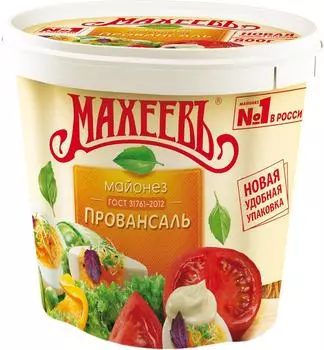 Майонез Махеевъ Провансаль 800г - Vprok.ru Перекрёсток