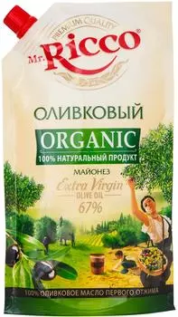 Майонез Mr. Ricco Оливковый 67% 400мл. Закажите онлайн!
