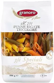 Макаронные изделия GranOro Penne rigane 500г