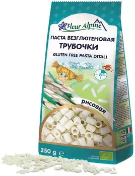 Макаронные изделия Fleur Alpine Трубочки 250г (упаковка 3 шт.)