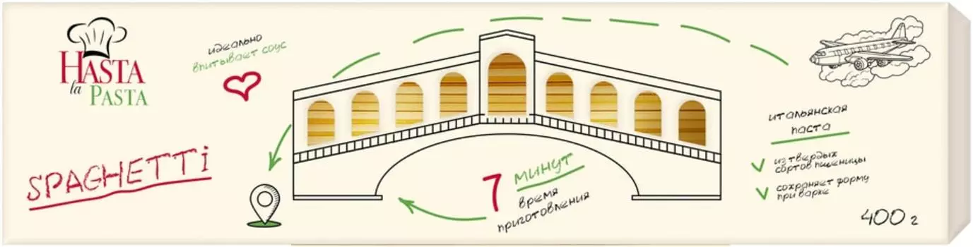 Макаронные изделия Hasta la Pasta Spaghetti Спагетти 400г