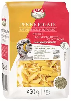 Макароны Aida Penne rigate 450г - Vprok.ru Перекрёсток