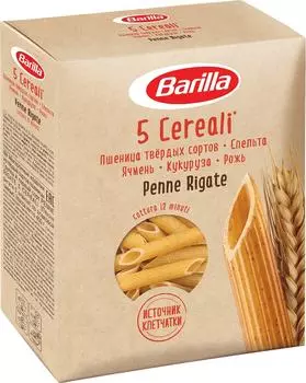 Макароны Barilla Penne Rigate 5 Cereali 5 злаков 450г
