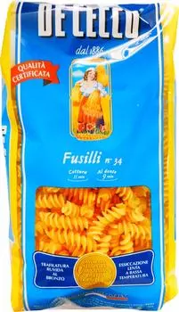 Макароны De Cecco Fusilli n.34 500г. Доставим до двери!
