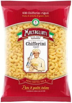 Макароны Maltagliati 038 Chifferini rigati 500г