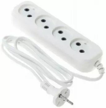 Удлинитель Buro BU-PSL4.1/W 1.5м белый