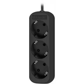 Удлинитель Defender M330 3м, 3 розетки черный (99322)
