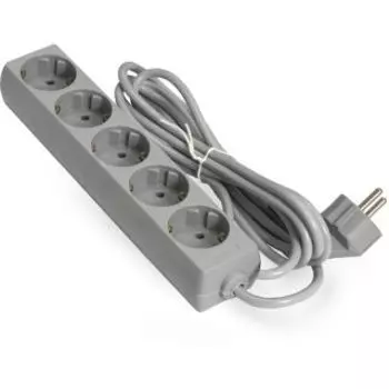 Удлинитель EXEGATE ECE-5-3G (5 роз, 3м) серый