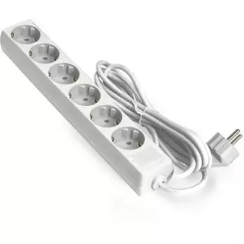 Удлинитель EXEGATE ECE-6-1.8W (6 роз, 1,8м) белый