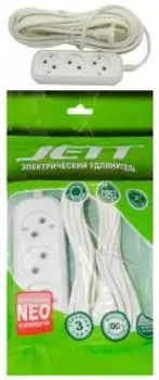 Удлинитель Jett РС-3 3роз. 5м (155-205)