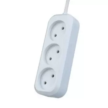 Удлинитель Perfeo PF-B4063 (3роз. 5м) белый
