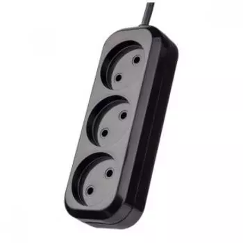 Удлинитель Perfeo PF-B4066 3роз 3м черный