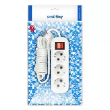Удлинитель Smartbuy SBE-16-3-10-ZS 3роз. 10м (16А/3.5кВт, ПВС 3х1.0)