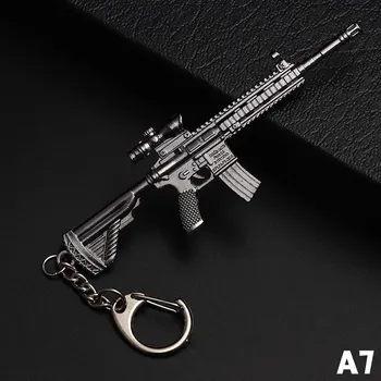 Брелок Pubg Playerunknowns Battlegrounds Брелок M24 Awm M4A1 Akm Брелок Брелок Кольцо Армейский Ювелирный Брелок Пистолет Брелок