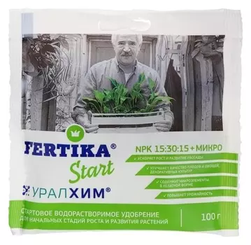 Удобрение минеральное фертика старт NPK 15:30:15 + микро, 100 г