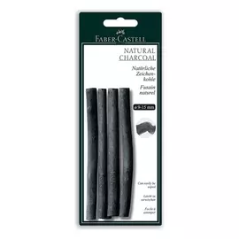 Уголь натуральный для рисования Faber-castell, набор 4 шт., "Pitt", толщина 9-15 мм