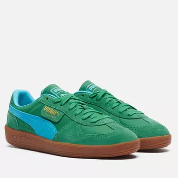 Кроссовки Puma Palermo Vintage Update, цвет зелёный, размер 40 EU