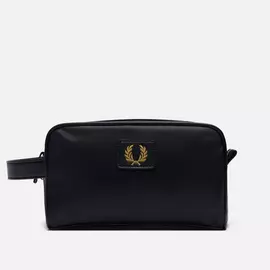Косметичка Fred Perry Pique Texture Wash, цвет чёрный