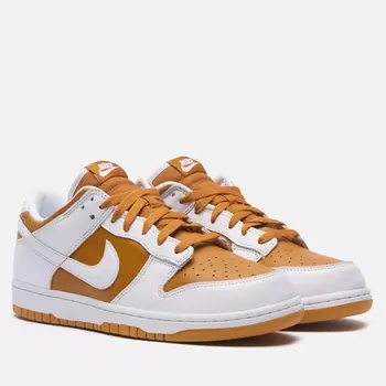 Кроссовки Nike Dunk Low QS, цвет коричневый, размер 44.5 EU
