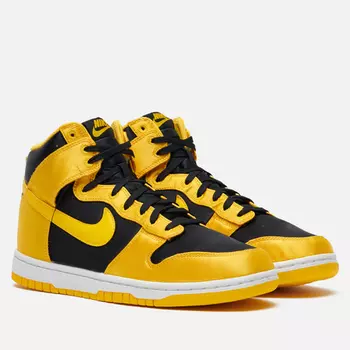 Кроссовки Nike Wmns Dunk High, цвет жёлтый, размер 44.5 EU