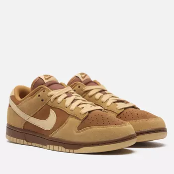 Кроссовки Nike Wmns Dunk Low, цвет коричневый, размер 42 EU
