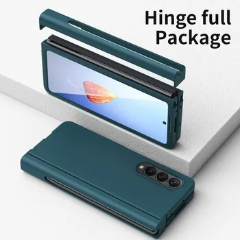 Защитный передний стеклянный пленочный чехол для Samsung Galaxy Z Fold4 5g Fold 3 2 Fold3 Fold 4 Fold2 Zfold4 S с держателем для ручек for Samsung Z Fold 2 жёлтый