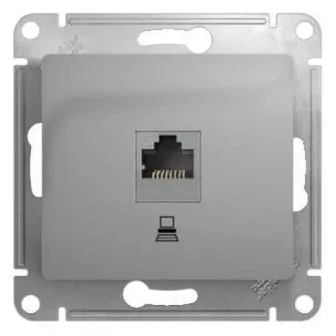 Розетка Schneider Electric GSL000381K компьютерная RJ45 кат.5E