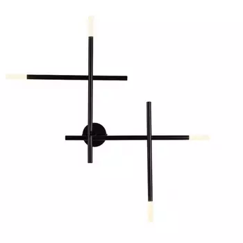 Настенное бра асимметричное Traverse Wall Black H56 ImperiumLoft Traverse-Wall01 (207741-26)